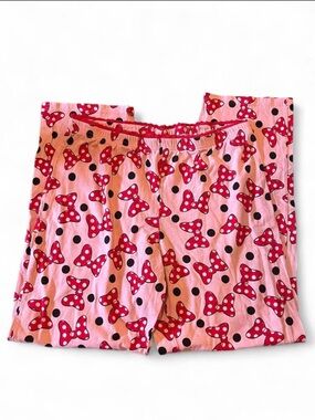 Disney Pink Minnie Bow Print Pajama pants